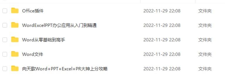 某宝自费的一套office教学教程(含课件)