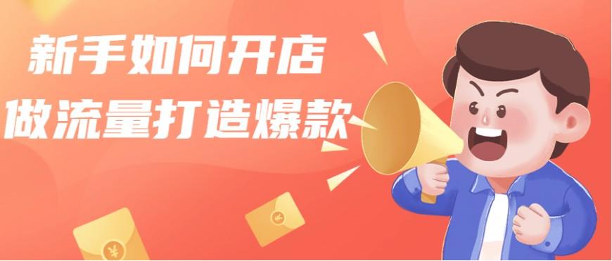 新手如何开店做流量打造爆款